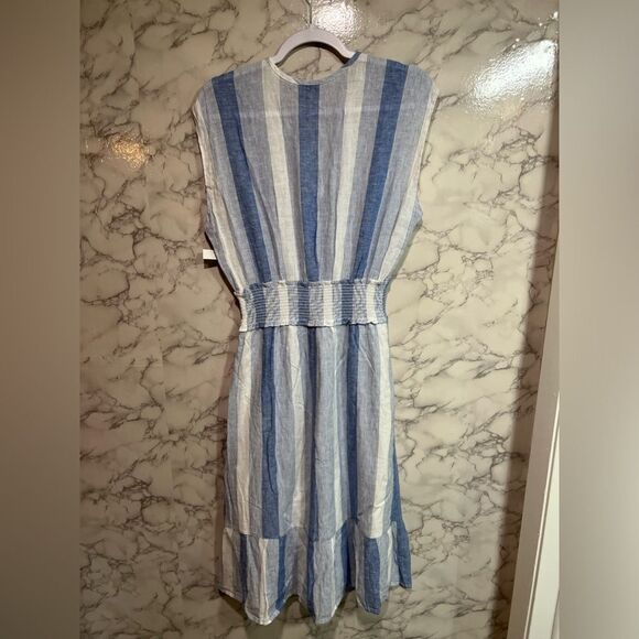 Rails Nevis Stripe Ashlyn Midi Dress Size M - Picture 11 of 13